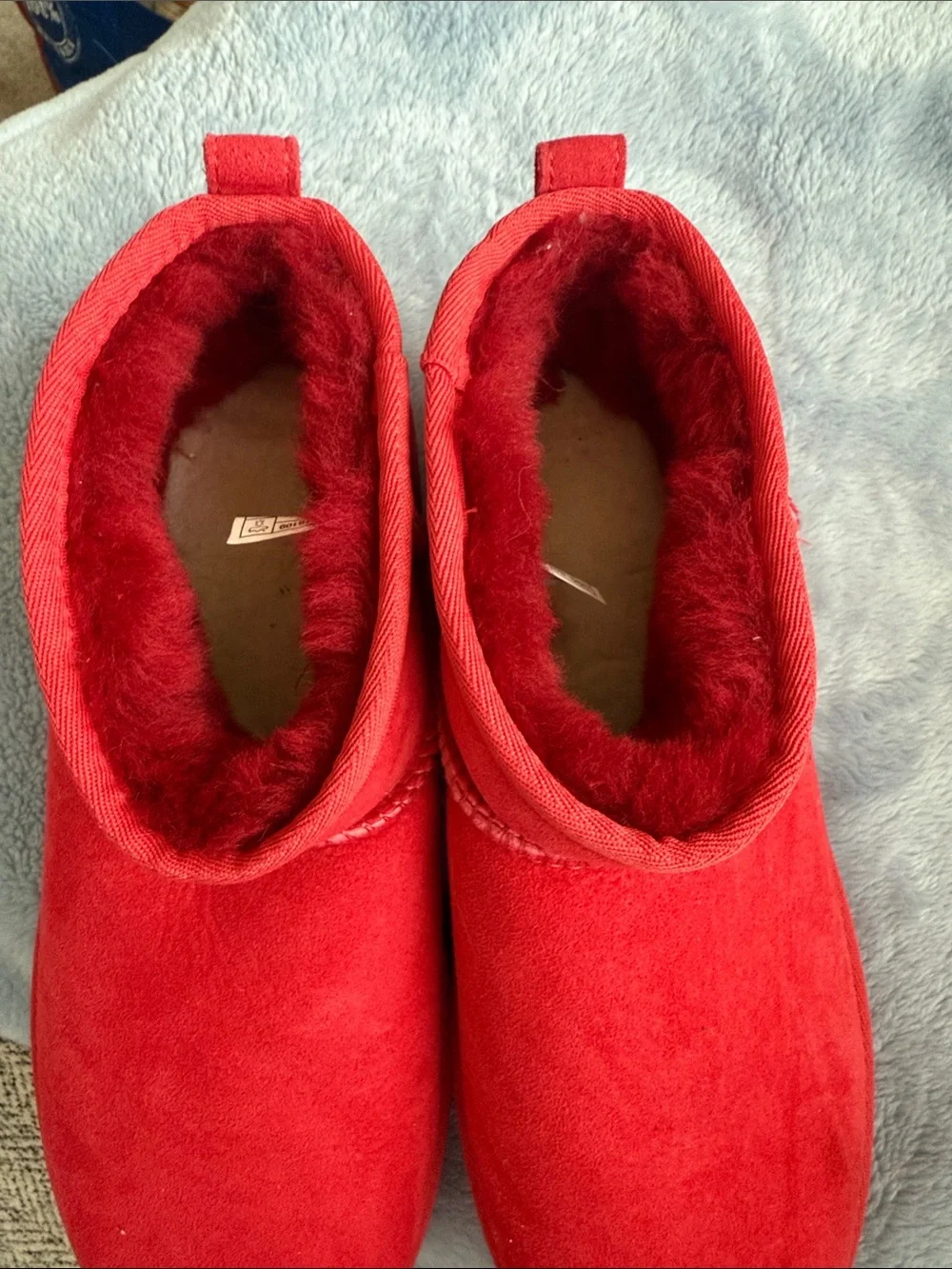 UGG Kids Cozy Red Mini Boots
